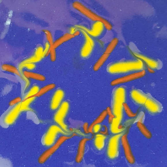 Wales UK Tiny Bowl Enamel Fired Copper Ring Watch Trinket Holder - Picture 4 of 6